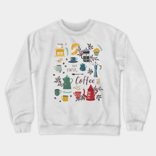 But First, Coffee Crewneck Sweatshirt